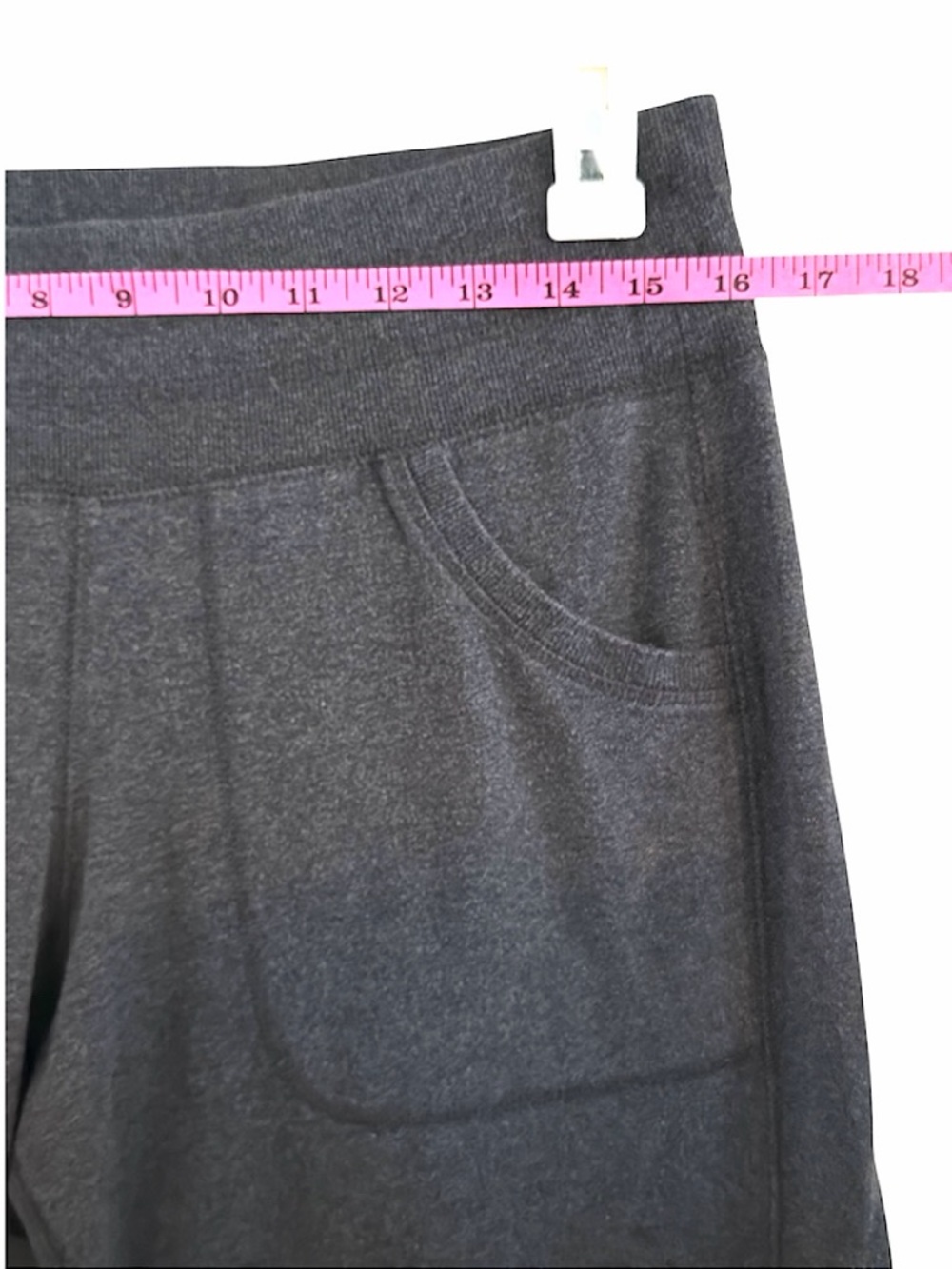 Tek Gear Charcoal Flare-Leg Pants With Side Pockets Size M - Picture 4 of 7